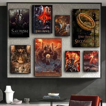 The Lords of the R-Rings Movie  Poster Prints Wall Pictures Living Room Home Decoration