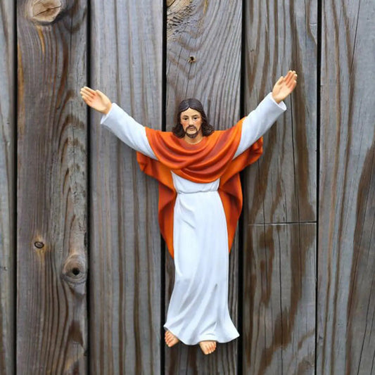 Religious Holy Jesus Figurine Statue Collection Craft Art Figure Sculpture for Christmas Home Tabletop Ornament Birthday Gift