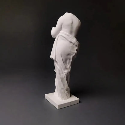 Mythological Goddess Statue Plaster Sculpture Minimalist Decor Classical Art for Desktop Display Home Scented Diffuser Stone