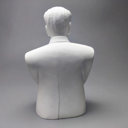 Zhou Enlai Great Man Model Plaster Figure Sculpture Art Decoration Ornaments Interior Art Living Room Figurines Desktop Decor