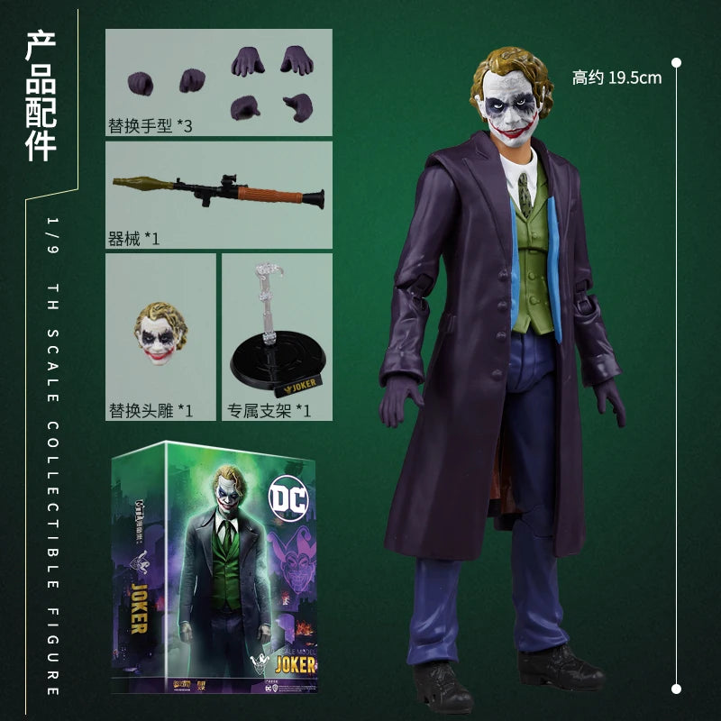 FondJoy Original DC 1/9 Justice League Superman Batman Joker Harley Quinn Wonder Woman Victor Stone Aquaman Action Figures Gift