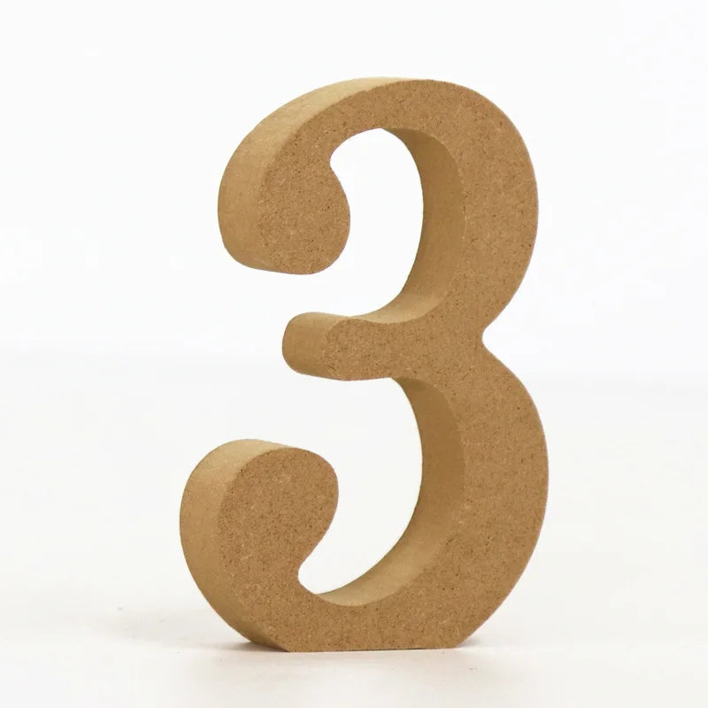 Wooden English Letters And Numbers Ornaments Wooden Crafts Diy Creative Decorative Home Decorations Personalised Name Design