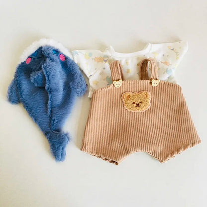 30cm Doll Lina Doll Clothes Plush Toy Set Teddy Bear Kawaii Anime Accessories Dress Up Cute Cartoon Friends Holiday Gift