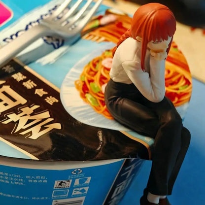 Chainsaw Man Figure Makima Anime 14cm Noodle Stopper Figure Model Toys For Girl Birthday Gifts Dropshipping