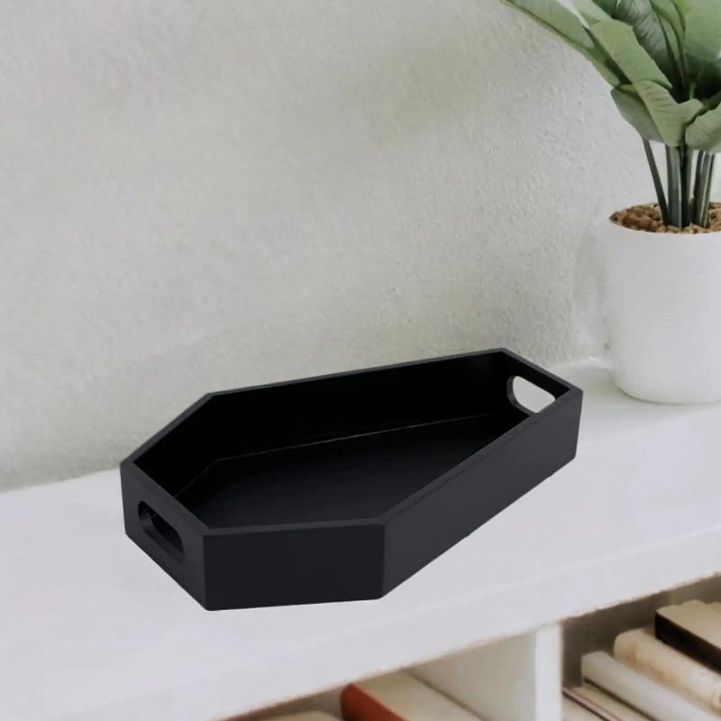 Gothic Casket Tray Serving Tray Wear Resistant Easy to Use Storage Tool Home Decor Decorations for Home Entryway Bedroom