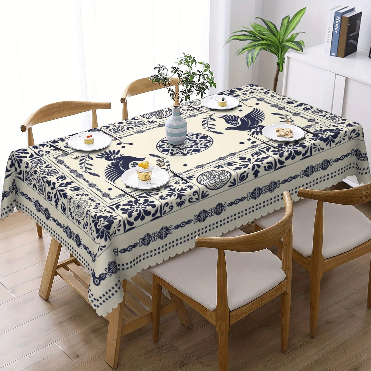 Mexican Day of The Dead Rectangle Tablecloth Mexico Holiday Party Decor Reusable Waterproof Table Cloths Dining Table Decoration