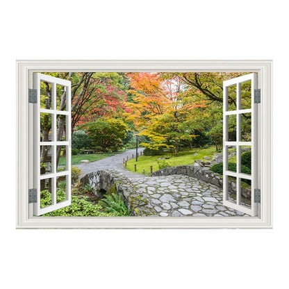 Window Effect Landscape Poster Bedroom Seascape Sea View Canvas Painting and Prints Wall Art Picture for Living Room Home Decor