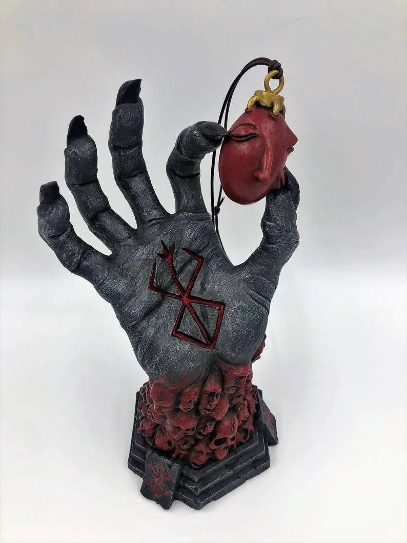 Hot Berserk Hand of God Resin Figure Statue Guts PVC Action Anime Figurine Model Collection Desk Decoration Toys Birthday Gift