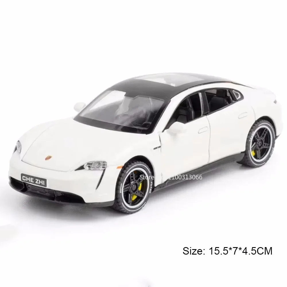 1:32 Scale Cayenne Taycan Toys Model Car Alloy Diecasts Off-road Vehicle Model with Light Sound SUV Car for Child Birthday Gifts
