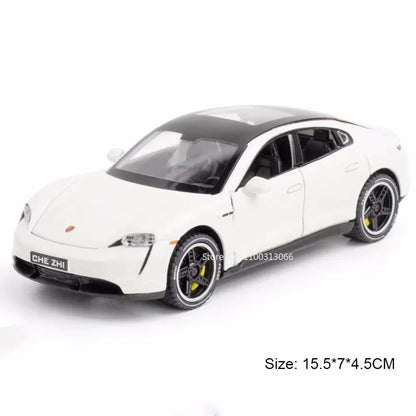 1:32 Scale Cayenne Taycan Toys Model Car Alloy Diecasts Off-road Vehicle Model with Light Sound SUV Car for Child Birthday Gifts