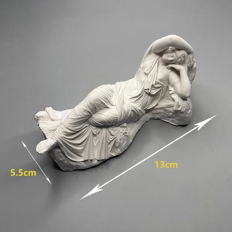 "Sleeping Ariadne" Gypsum Model Desktop Ornaments Art Figurine Modern Home Luxury Decoration Livingroom Sculpture Crafts