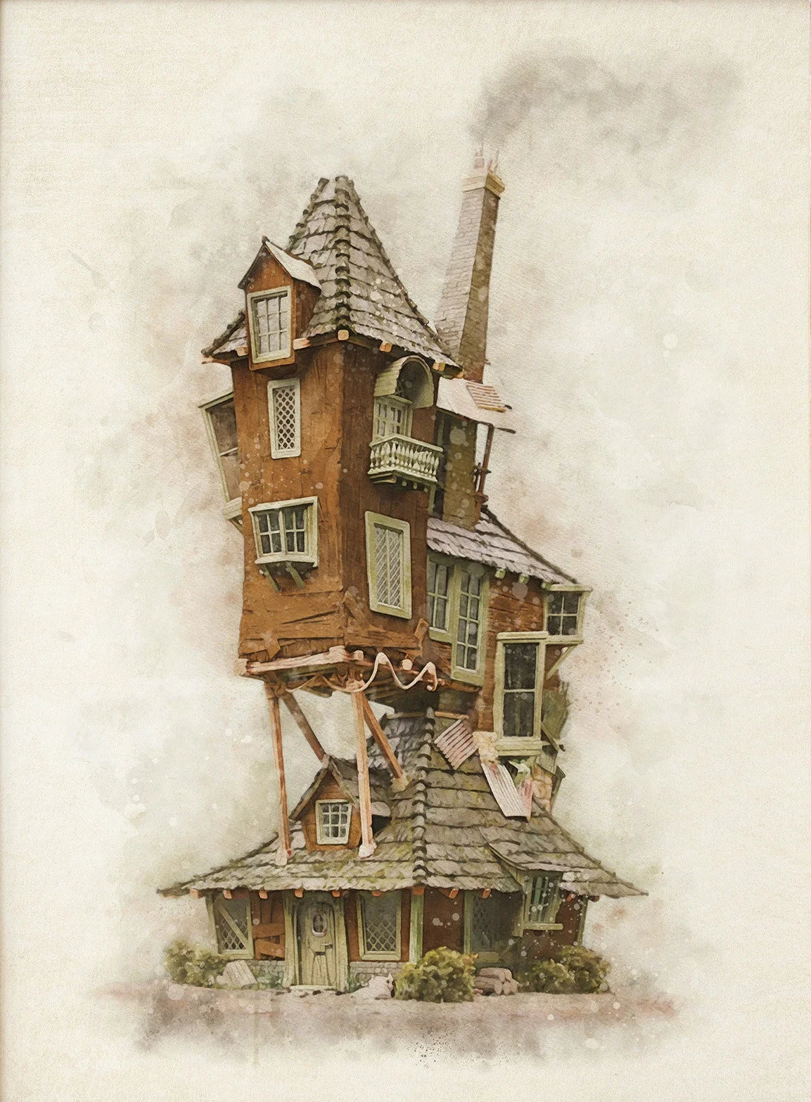 Wizard Inspired H-Hogwarts Poster Owl Magical School Castle Pumpkin House Canvas Painting Nursery Wall Art Kids Room Home Decor