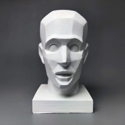Portrait Model Teaching Aids Sketch Plaster Figure Sculpture Art Ornaments Interior Art Living Room Figurines Desktop Decor Gift