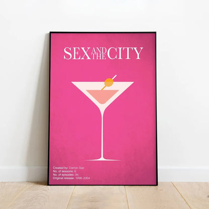 Poster Prints New Gifts Idea Sex and The City 1998 Romance Movie Wall Art Picture Canvas Painting Living Room Home Decor Cuadros