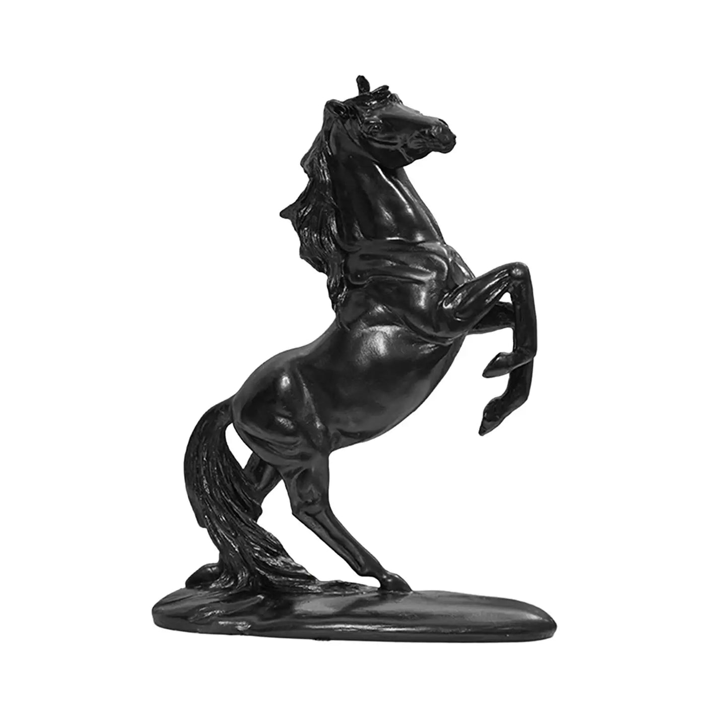 Horse Statue Figurines Animal Model Desktop Figurine Resin Animal Model Horse Figurines for Office Decoration Garden