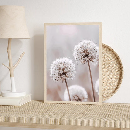 Neutral Modern Plant Art Abstract Minimalist Beige Black Flower Poster Canvas Printing Living Room Bedroom Home Decoration Gift