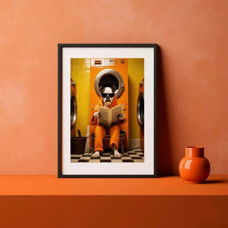 Chimpanzee Cat Dog Animal Funny Series Art Wall Picture For Bathroom Toilet Room Canvas Painting Print Posters Home Decor Gift