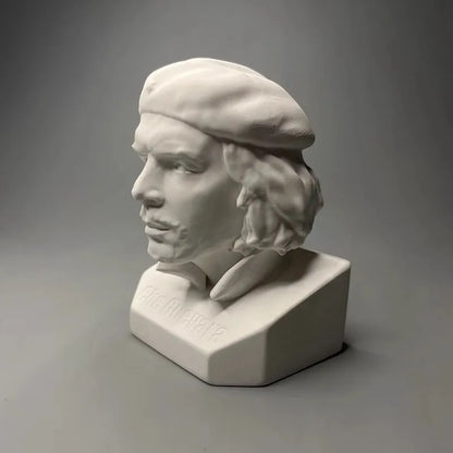 Che Guevara Model Cuban Hero Plaster Figurine Sculpture Desktop Cabinet Bookshelf Modern Home Decoration Ornaments Souvenirs