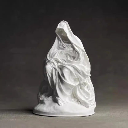 Nordic Character Statue Art Plaster Statue Sculpture Home Soft Furnishings Crafts Art Figurine Decoration Book Nook Room Decor