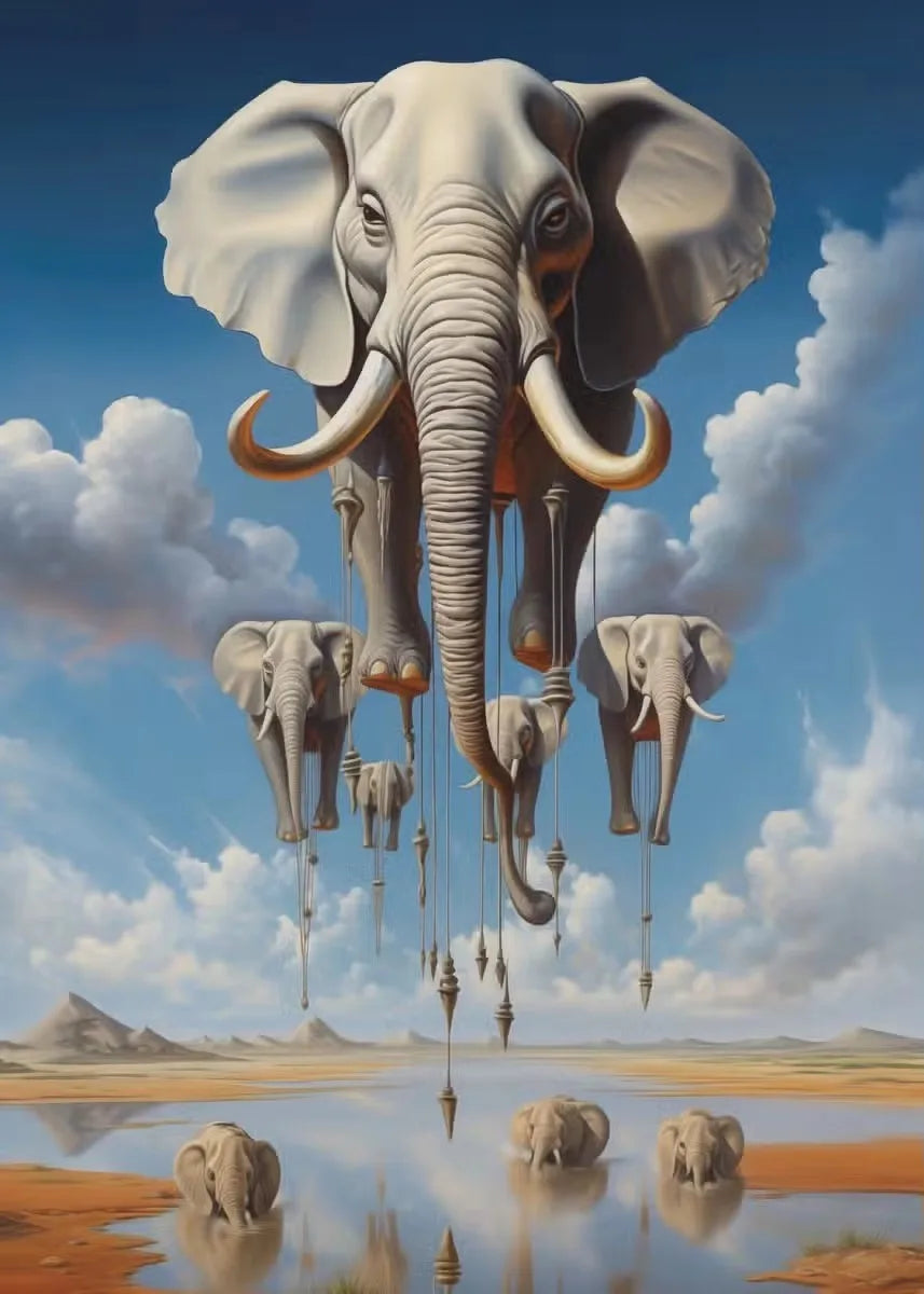 Surrealism Salvador Dali Posters and Prints Wall Art Canvas Painting Abstract Picture for Living Room Home Decoration Cuadros