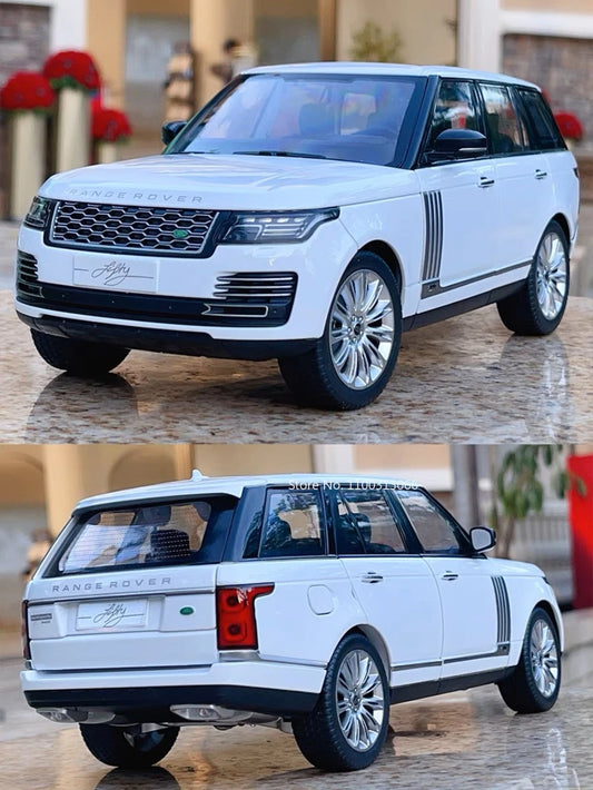 1:18 Range Rover Defender 110 Alloy Toys Cars Models Diecasts 50th Anniversary SUV with Sound Light Off-road Model for Boys Gift