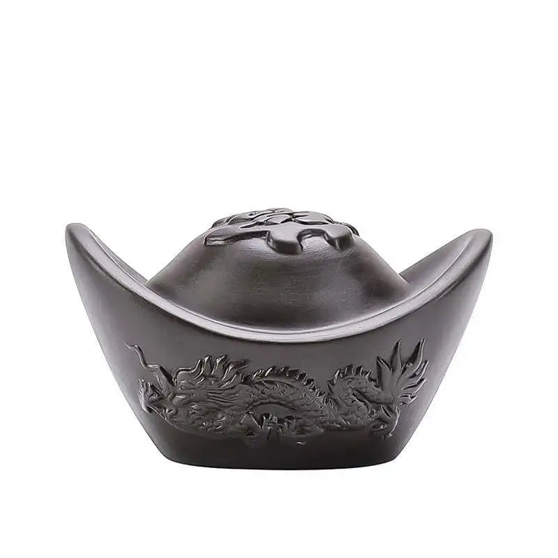 High-end Teapot Cover Holder Purple Sand Xianglong Cover Tray Tea Ceremony Accessories Creative Teaware Vintage Tea Cover Holder