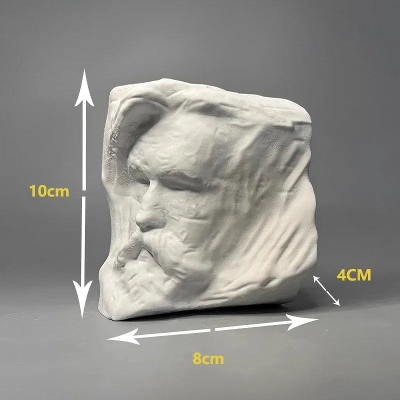 Nordic Ins Retro Sculpture Aromatherapy Gypsum Niche Birthday Gift Desktop Car Decoration Gifts Statue Crafts Home Aesthetics