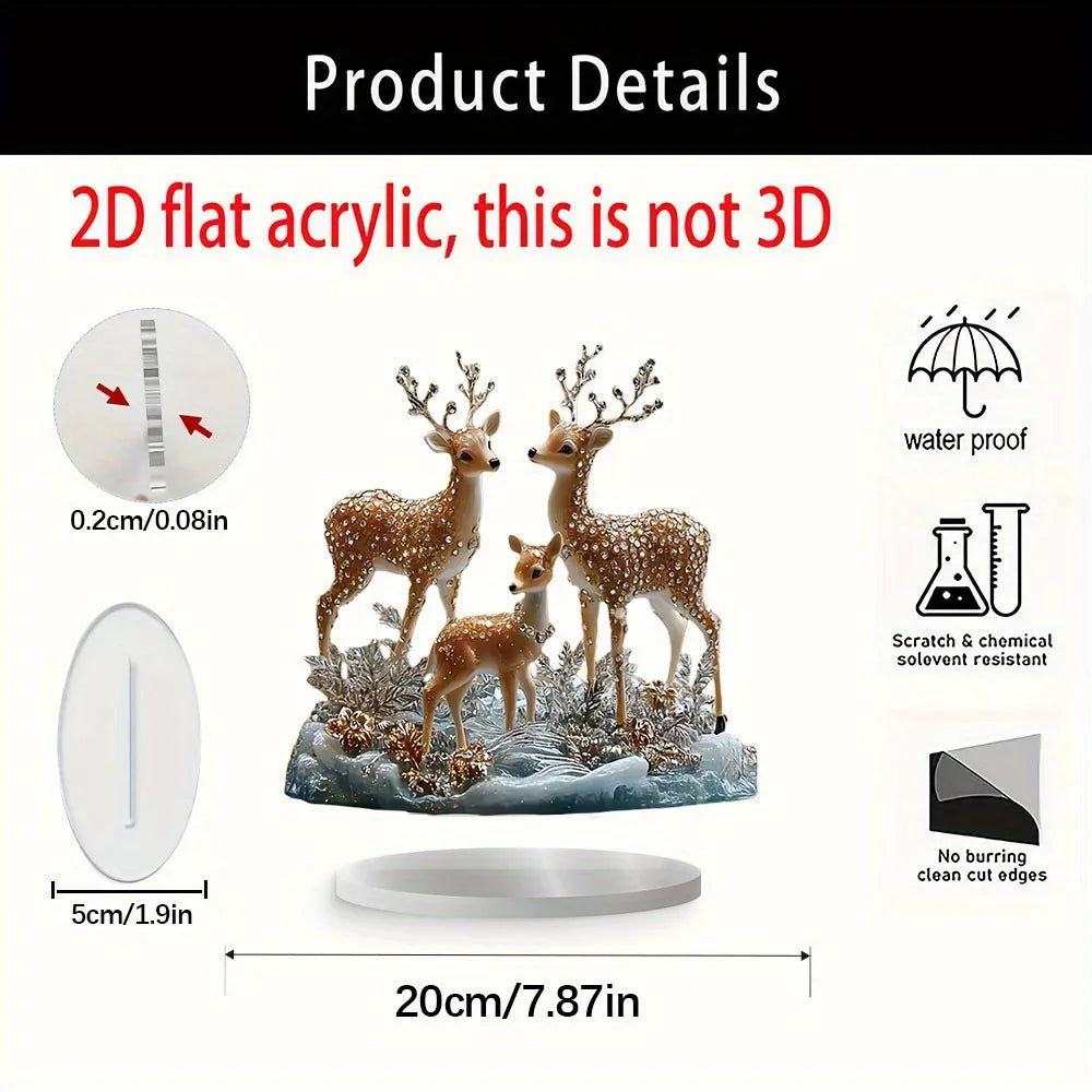 1PC Bohemian Style Deer - Desktop Decoration Collectibles, Suitable for Home, Office, Cafe Display, Unique Gift Idea