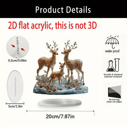 1PC Bohemian Style Deer - Desktop Decoration Collectibles, Suitable for Home, Office, Cafe Display, Unique Gift Idea