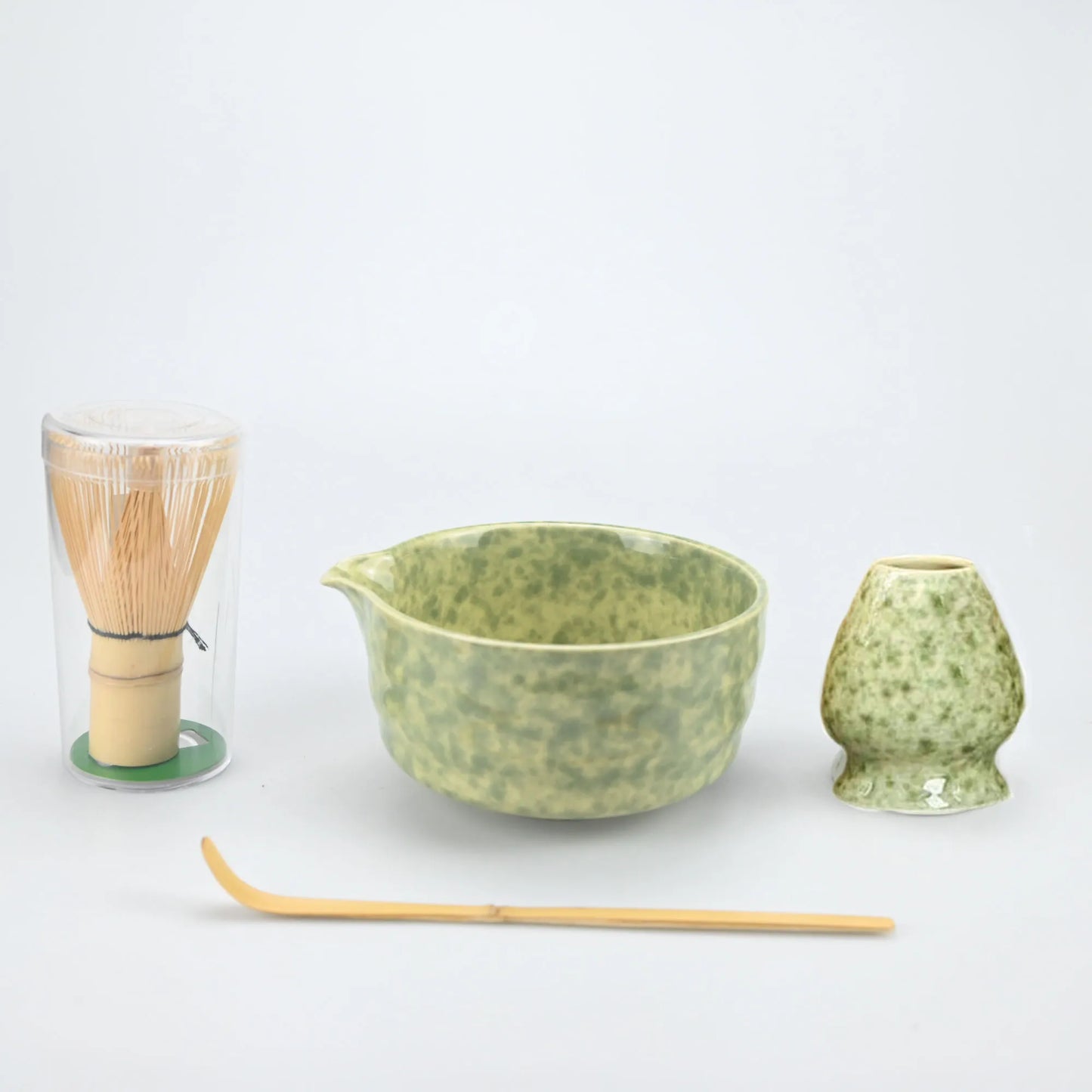 4PCS Ceramic matcha set with mouth bowl high-value tea ordering tool Japanese matcha bowl, the perfect gift for gifting