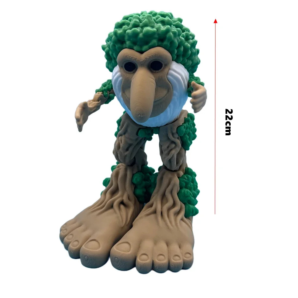 New Tung Tung Tung Sahur Figure Desktop Decoration Articulated Tralalero Tralala Figure Ornament Funny Doll 3D Printed Toys