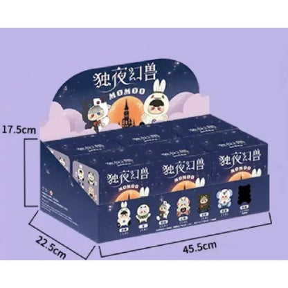 Momoo night magic animal wool vinyl blind box mystery box Caixa Caja dolls gift anime action figure toys