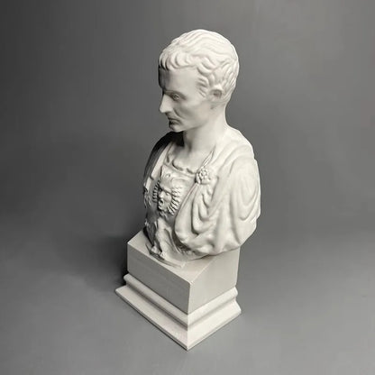 Caesar's Plaster Sculpture Personalized Creative Character Model Ornament Museum Replica Art Decoration Desktop Aesthetics