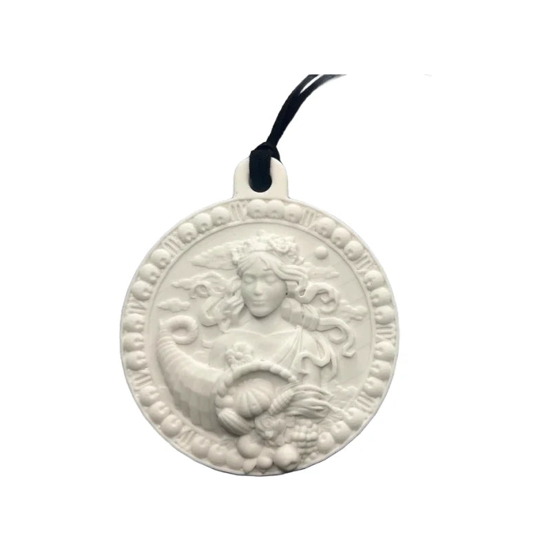 Twelve Zodiac Signs Gypsum Aromatherapy Pendant Car Wardrobe Indoor Modern Art Diffuser Stone Decoration Accesorios Items Gifts