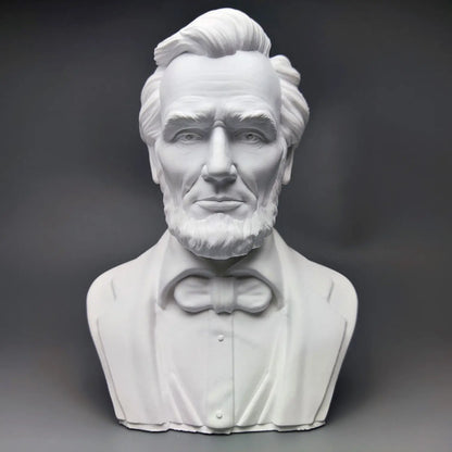 Abraham Lincoln Figure Gypsum Sculpture Decoration Advanced Art Ornaments Art Sketch Teaching Aid Modern Aesthetic Desktop Decor