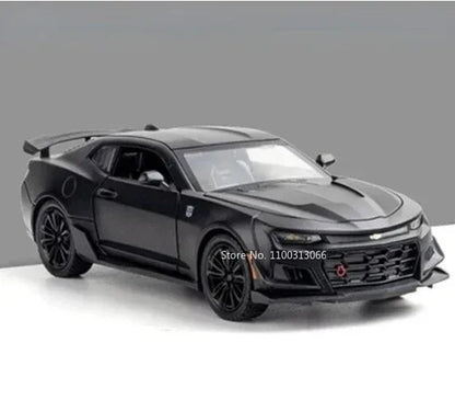 1:24 Alloy Diecasts Lotus EMIRA Camaro Toys Models Cars with Light Sound Sports Car Pull Back Vehicle Models Toy for Child Gifts