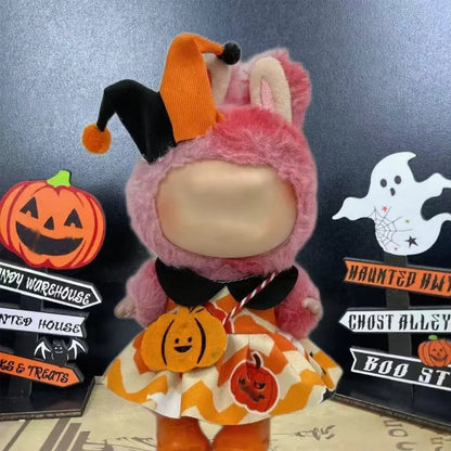 For Lafufu Clothes Mini Doll Clothing Accessories Halloween V1 V2 V3 Outfit Plush Toy Costume Decoration Labbubu Have a Seat