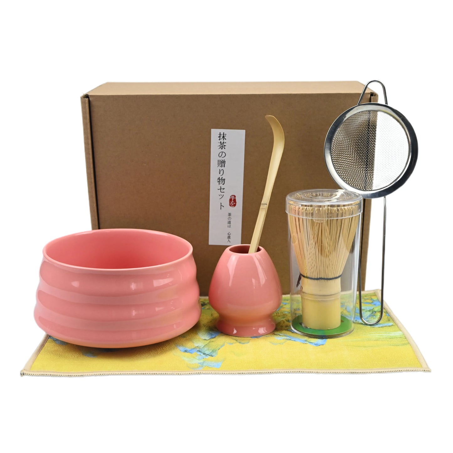 6pcs/set Japanese Style Matcha Tea Set With Tool Rack, Including Bowl, Whisk, Spoon, Great Gift For Ceremony, Traditional Japane
