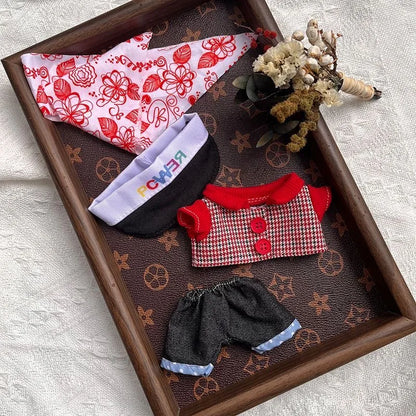 For Lafufu clothes cute clothes one two three generation vinyl doll small suit hat baby clothes Azu mask suit Bass, Woody, Nick