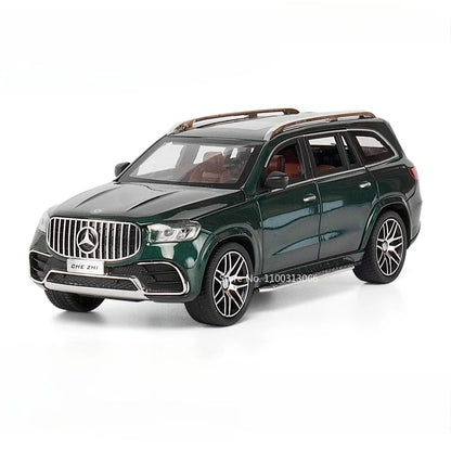 1:24 Scale Alloy GLS63 ONE Diecast Model Toy Cars With Music Light Vehicles Models Rubber Tires Car Toys for Boys Festival Gifts