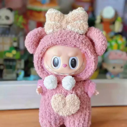 New In Stock V1 V2 Lafufu Clothes Handmade Art Weaving Toys Anime Cute Lafufu Surrounding Toys Gifts Decoration Pendant  Set