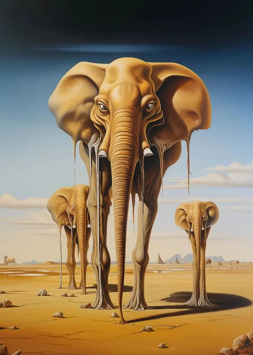 Surrealism Salvador Dali Posters and Prints Wall Art Canvas Painting Abstract Picture for Living Room Home Decoration Cuadros