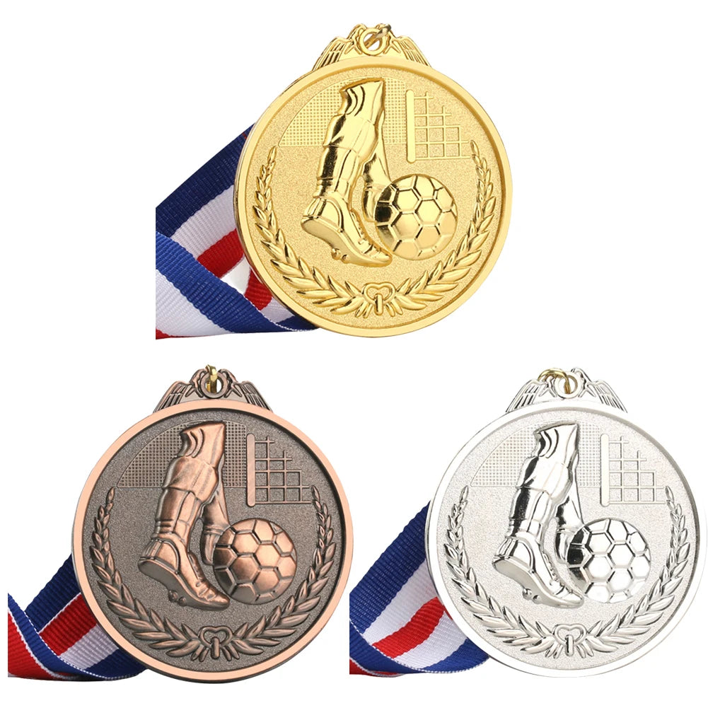 Sports Competition Awards Medals Wear-resistant Football Competition Medals Collection Gold Silver Bronze Souvenir Gift