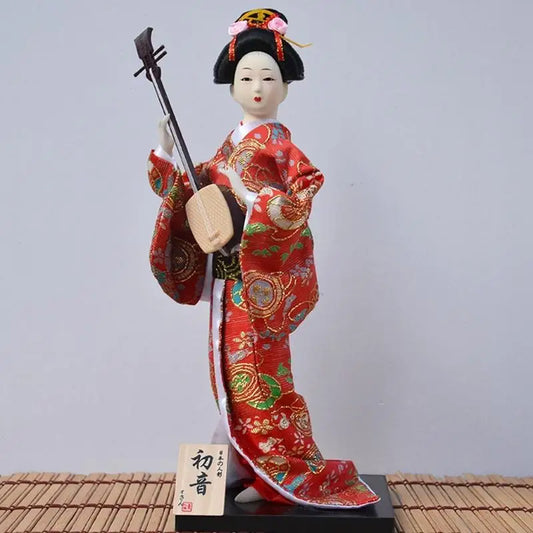 2025 New Beautifully Craft 30cm/11.81inch Japanese Kimono Dolls Geisha Dolls Perfect for Home Decoration or as Collectors Item