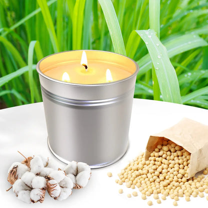 Citronella Candles Outdoor, Jar Candles for Home Scented, Summer Outside Citronella Candles for Outdoor Indoor Garden Patio