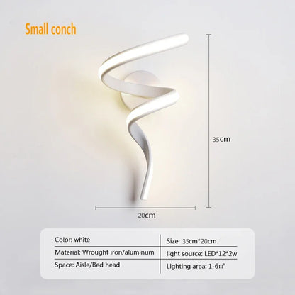 Modern Minimalist LED Wall Lamp Home Indoor Decor wall Sconce For Living Room Bedroom Bedside Lustres Backgroud Light Decoration