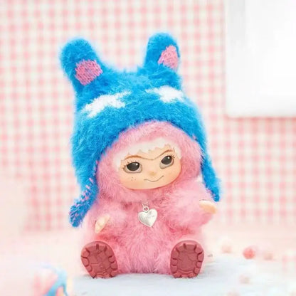 Wakuku Blind Box Fuzzy Trendy Fun Party Series And Wakuku Panda Elevator Action Figure Doll Bag Surprise Bag Pendant Doll Gift