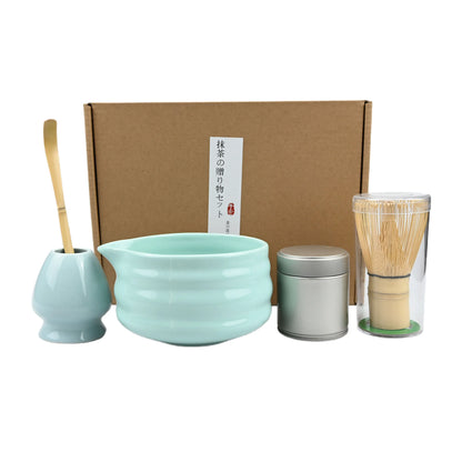 5PCS/Set Japanese-style Matcha Bowl , Spoon, Tea Whisk, Perfect Gift For Ceremony, Traditional Decoration