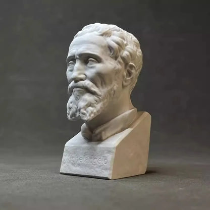 Plaster Statue Character Sculpture Desktop Character Ornaments Bookshelves Decoration Holiday Gifts Home Decoration Accessories