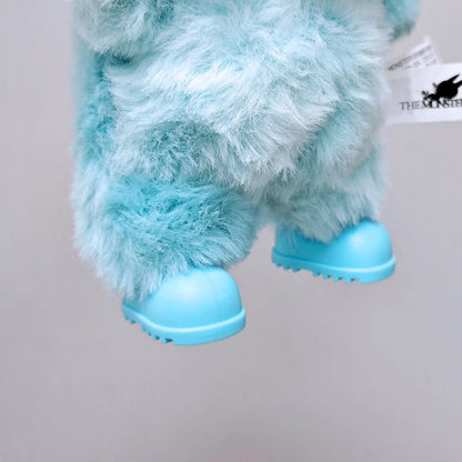 For 17cm Labubu  Transparent Raincoat  Macaron Raincoat Doll Clothes Heartbeat Outfits Labubu Accessories